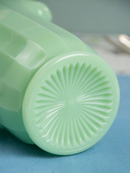 Jadeite Panel Pitcher