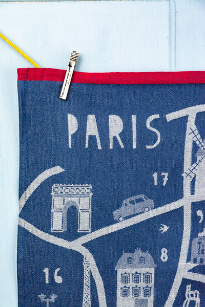 Paris Quartiers Moutet Tea Towel