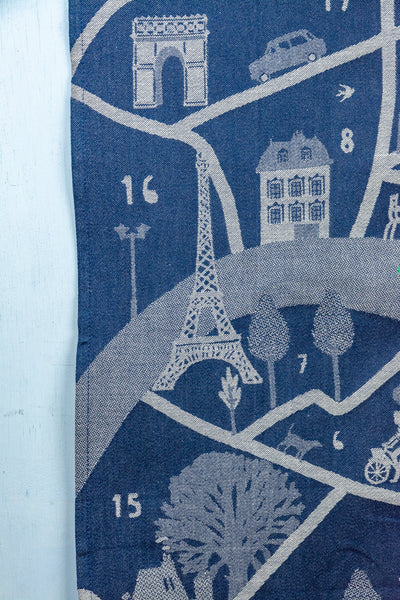 Paris Quartiers Moutet Tea Towel