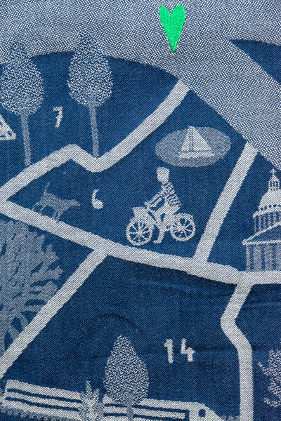 Paris Quartiers Moutet Tea Towel