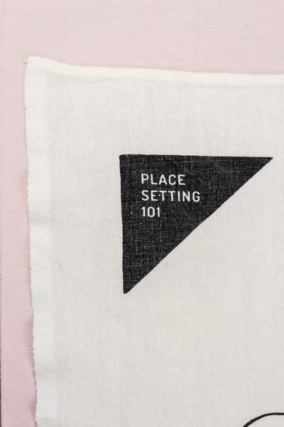 Place Setting 101 Linen Tea Towel
