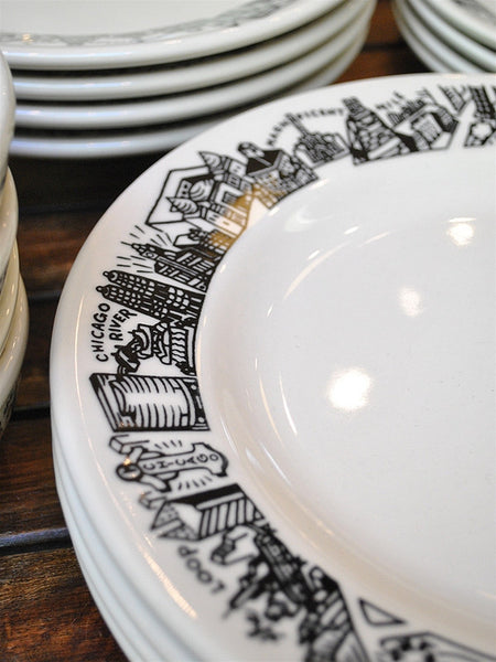 Chicago Skyline Dinner Plate