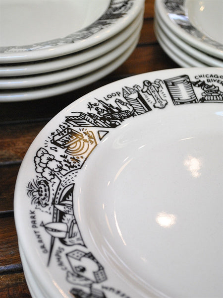 Chicago Skyline Dinner Plate