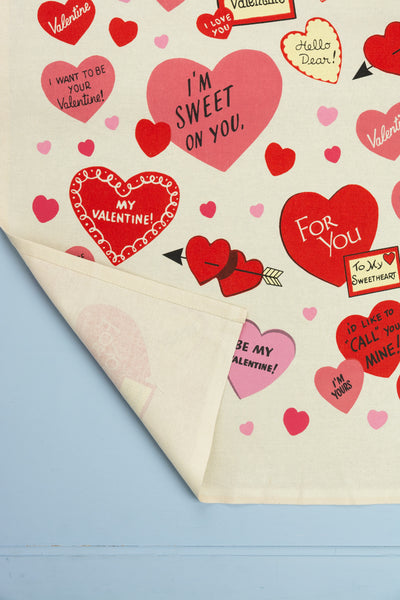 Valentine's Day Tea Towel