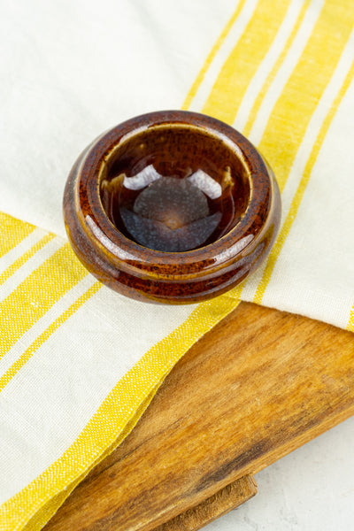 Vintage French Stoneware Petite Beurre Ramekin