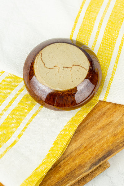 Vintage French Stoneware Petite Beurre Ramekin