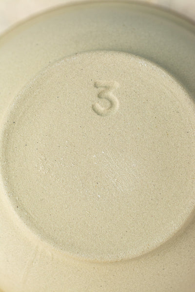 Vintage French Stoneware Rimmed Bowl