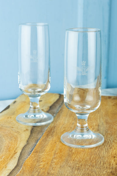 Vintage Italian Air Force Champagne Flute