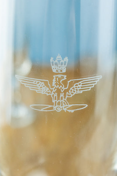 Vintage Italian Air Force Champagne Flute