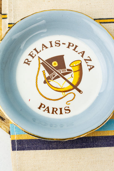 Vintage Relais Plaza Paris Pin Tray
