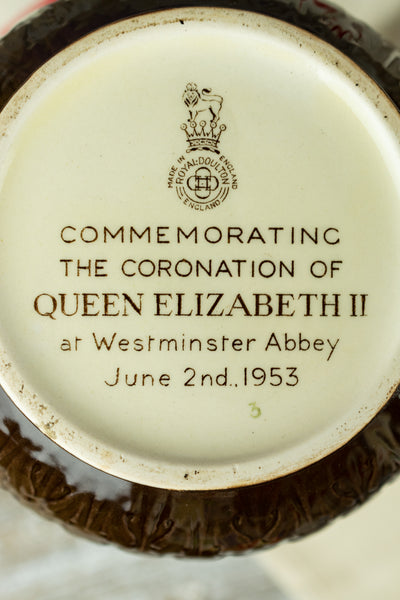 Vintage Queen Elizabeth II 1953 Coronation Pitcher