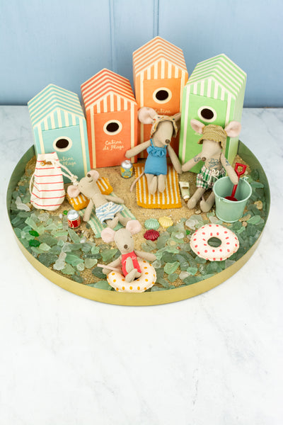 Danish Miniature Beach Bag with Essentials