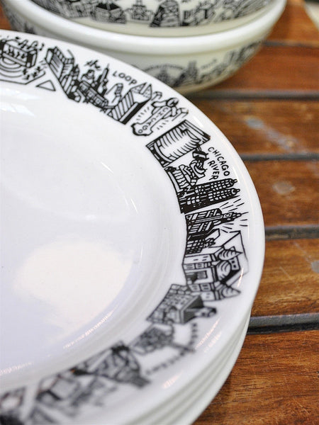 Chicago Skyline Salad / Side Plate