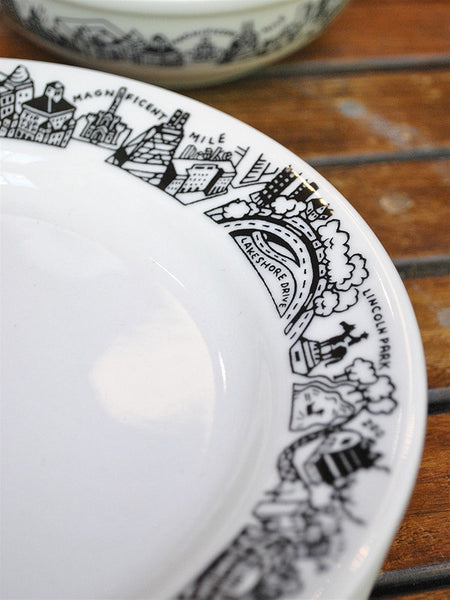 Chicago Skyline Salad / Side Plate