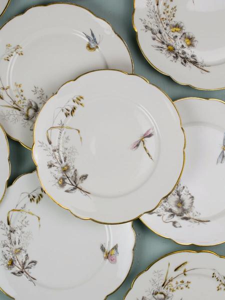 Antique French Dessert Plates