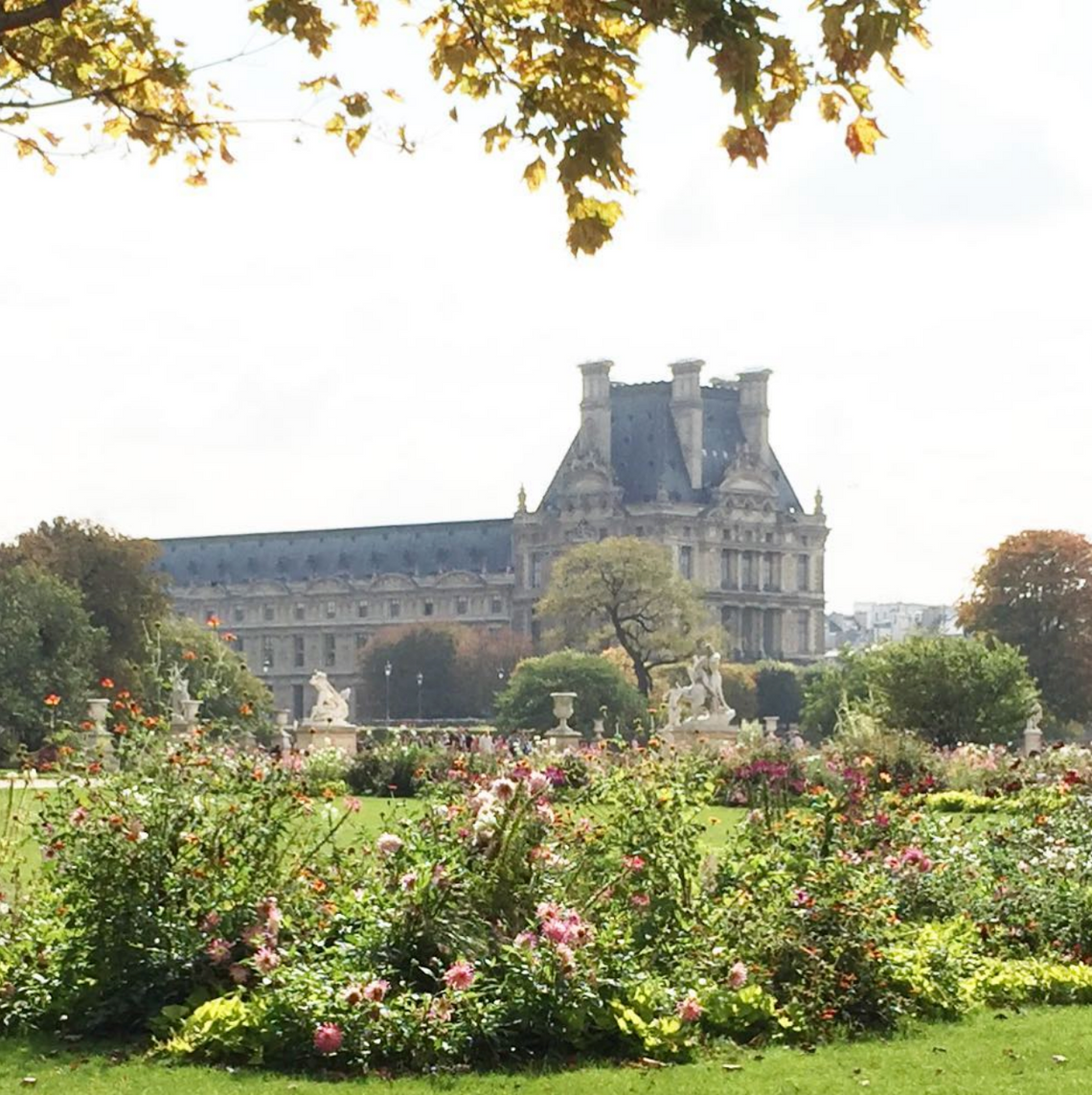 The peaceful Tuileries Garden