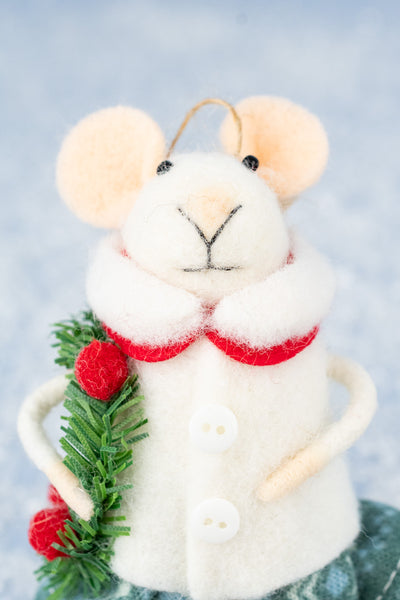 Joyful Juliet Mouse Ornament