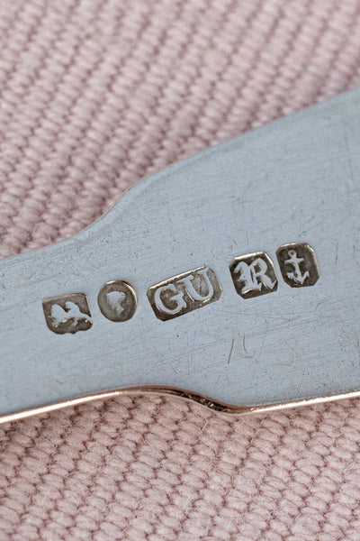 1840 George Unite Sterling Silver Tea Caddy Spoon