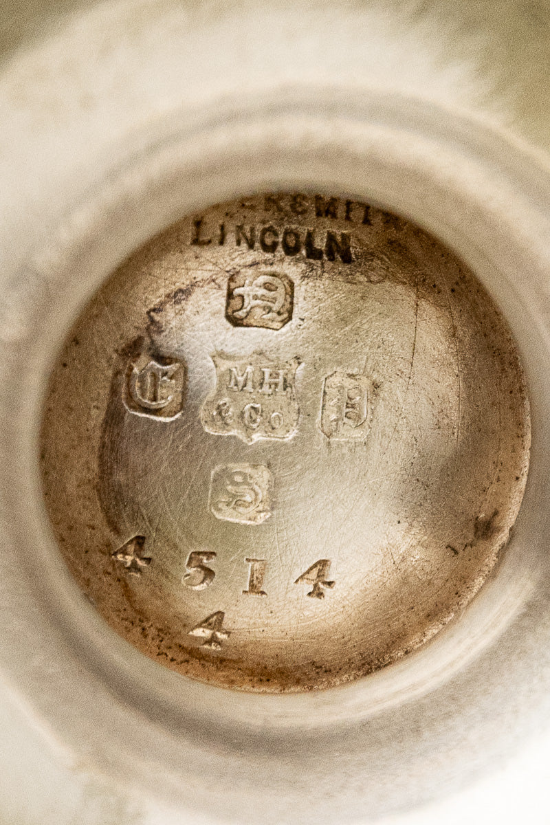 1917 Nurse Grainger Silverplate Teapot