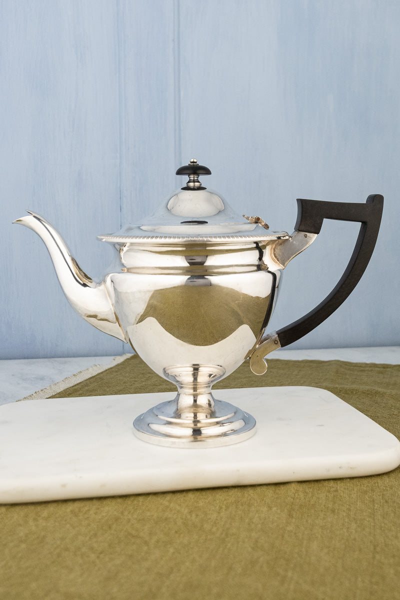 1917 Nurse Grainger Silverplate Teapot