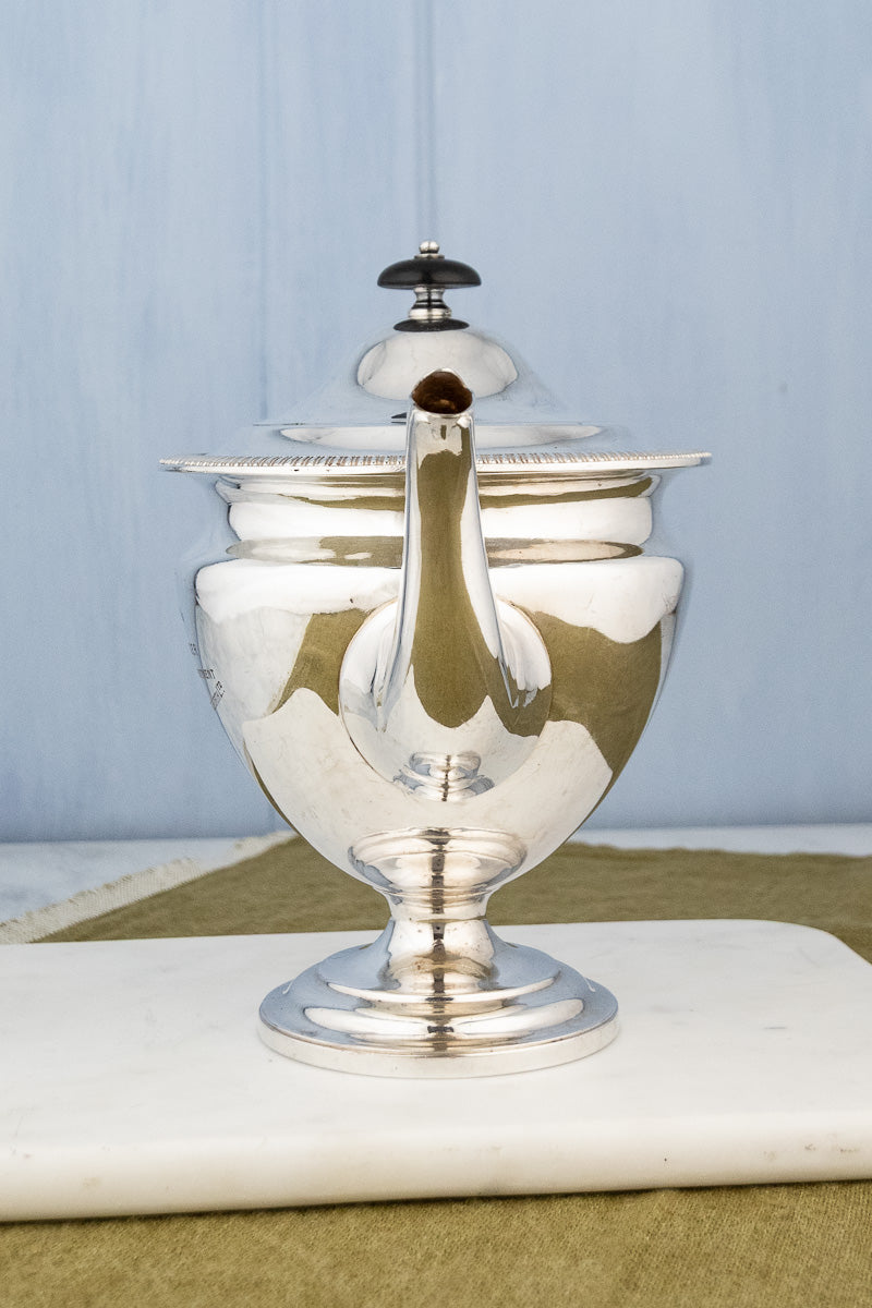 1917 Nurse Grainger Silverplate Teapot