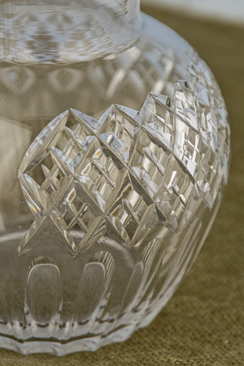 1917 Silver & Glass Jug