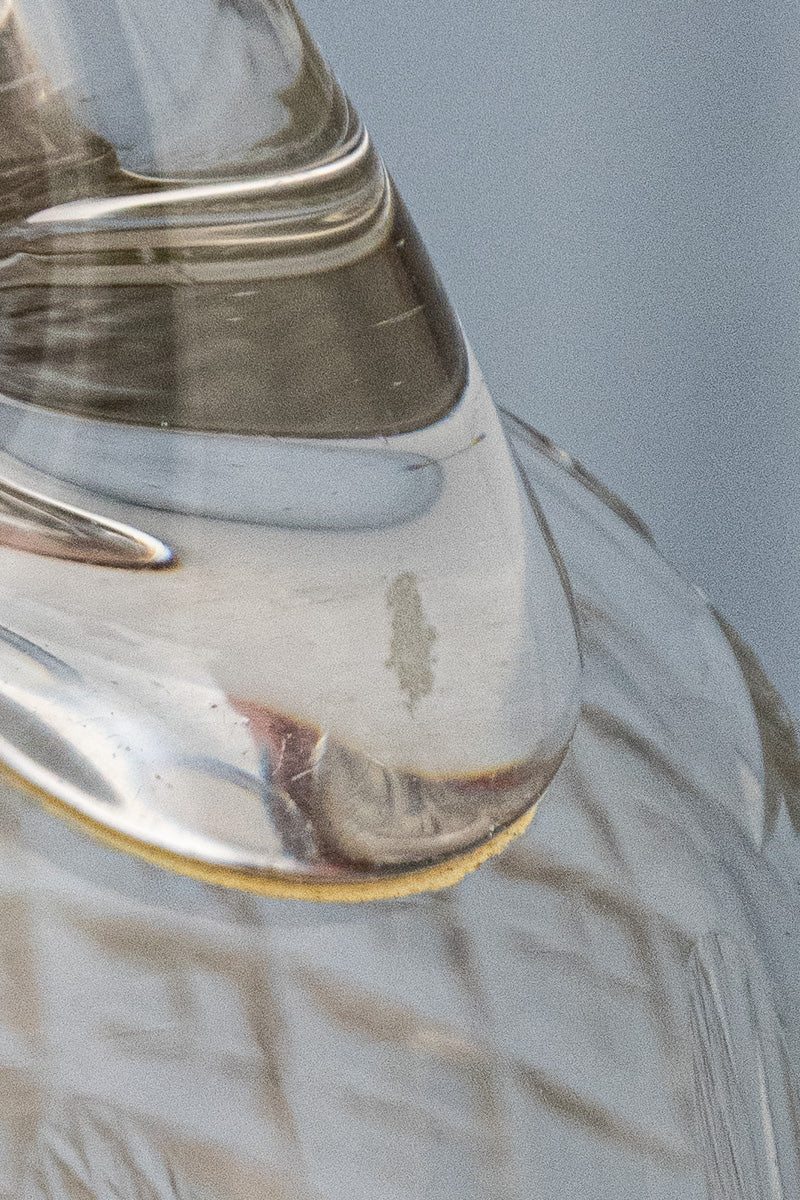 1917 Silver & Glass Jug