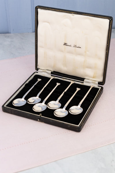 1929 Sterling Silver Teaspoon Set - Boxed Set of 6