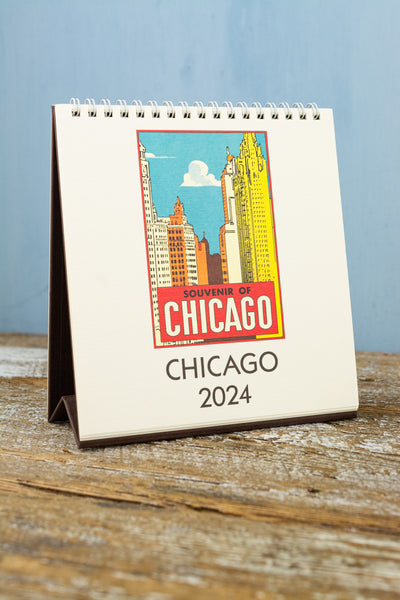 2024 Chicago Desk Calendar