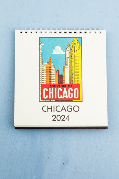 2024 Chicago Desk Calendar