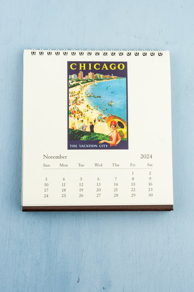 2024 Chicago Desk Calendar