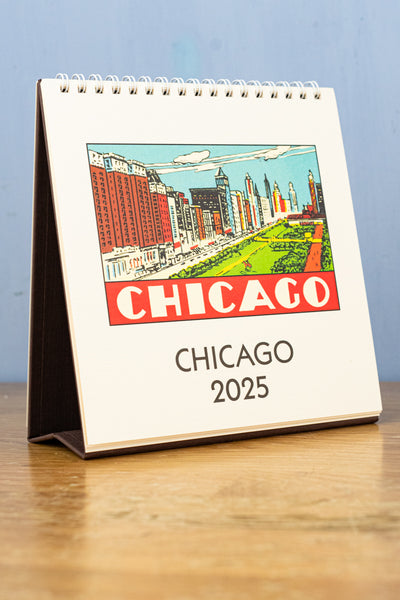 2025 Chicago Desk Calendar