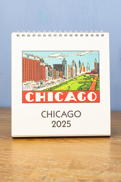 2025 Chicago Desk Calendar