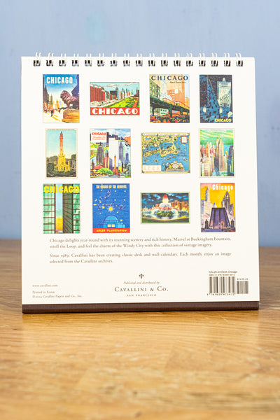 2025 Chicago Desk Calendar