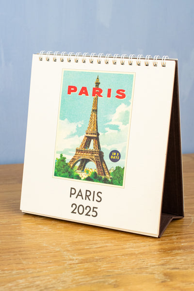 2025 Paris Desk Calendar