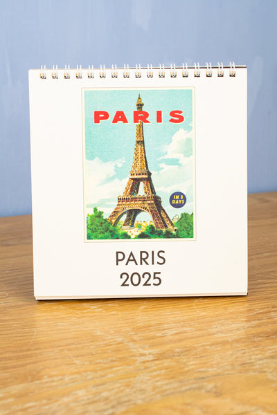 2025 Paris Desk Calendar