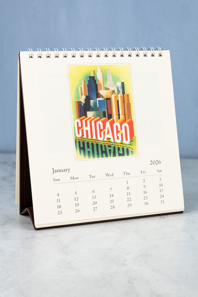 2026 Chicago Desk Calendar