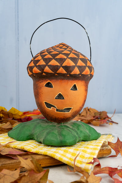 Acorn Paper Mâché Bucket