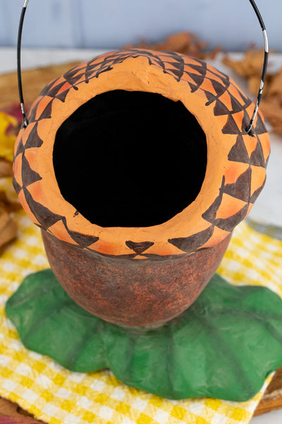 Acorn Paper Mâché Bucket
