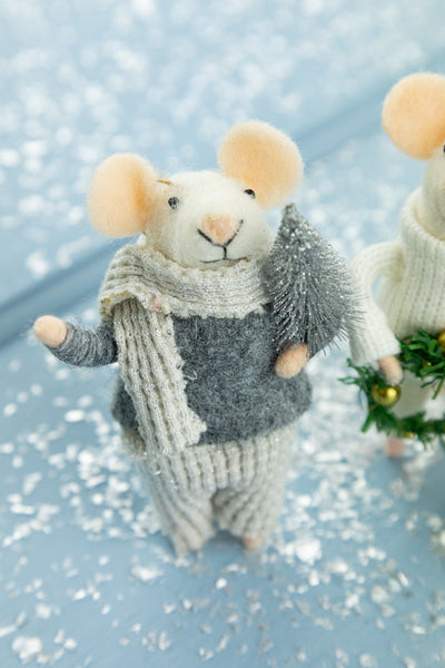 Advent Arthur, Festive Finnegan and Lit Up Liam Mouse Ornaments