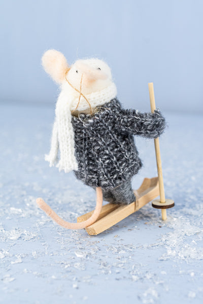 Alpine Asher Mouse Ornament