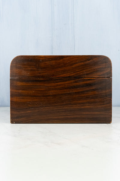 Antique English Faux Bois Sewing Box