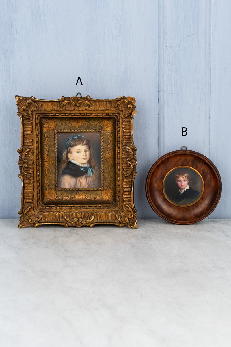 Antique French Children's Portraits