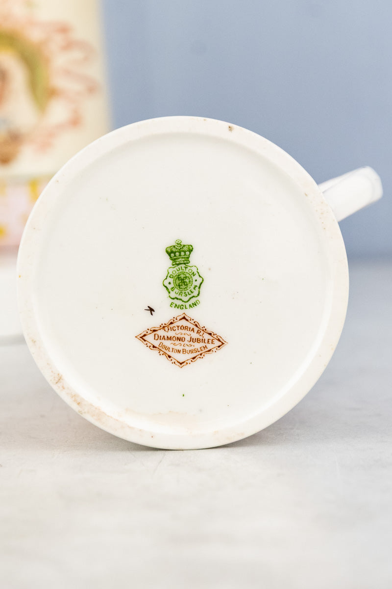 Antique 1897 Queen Victoria Jubilee Mug