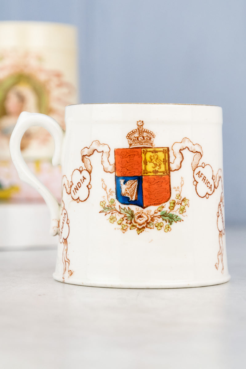 Antique 1897 Queen Victoria Jubilee Mug