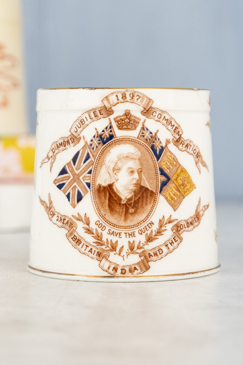 Antique 1897 Queen Victoria Jubilee Mug