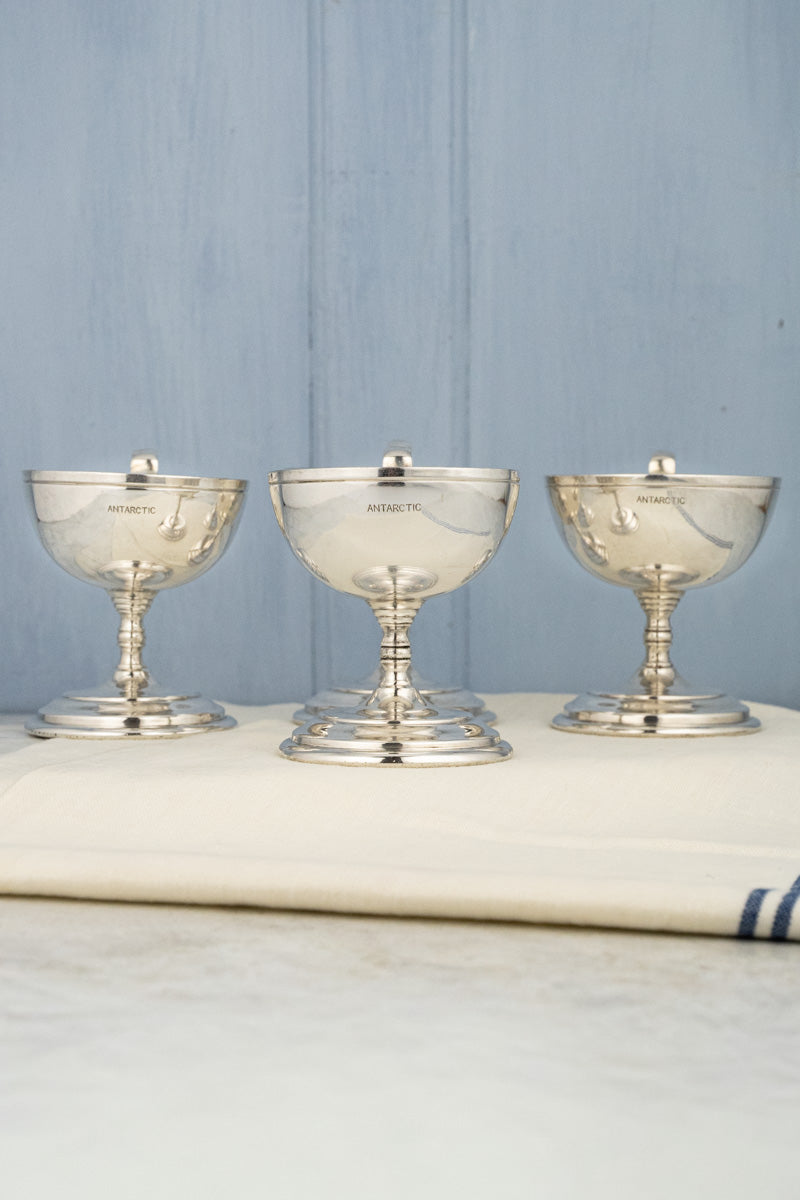 Vintage "ANTARCTIC" Silverplate Dessert Cup