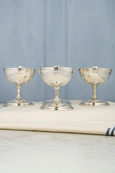 Vintage "ANTARCTIC" Silverplate Dessert Cup