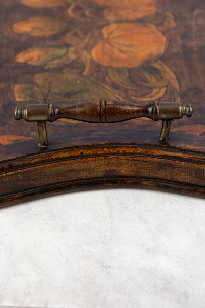 Antique Art Nouveau Wood Tray