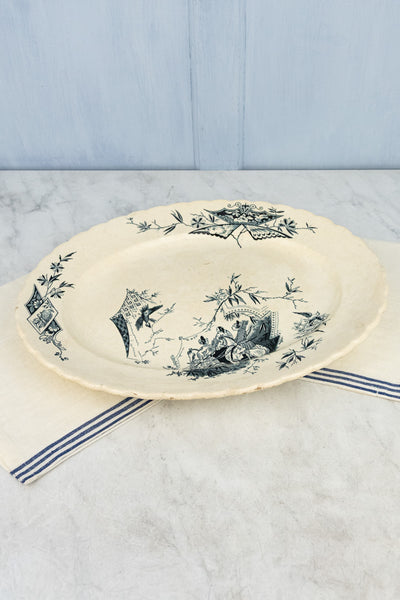 Antique English Transferware Platter